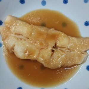 フライパンで簡単に☆ムキカレイの煮付け